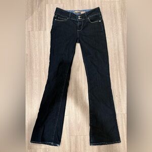 PAIGE Dark Blue Flare & Wide Leg Jeans Sz 28 Hidden Hills